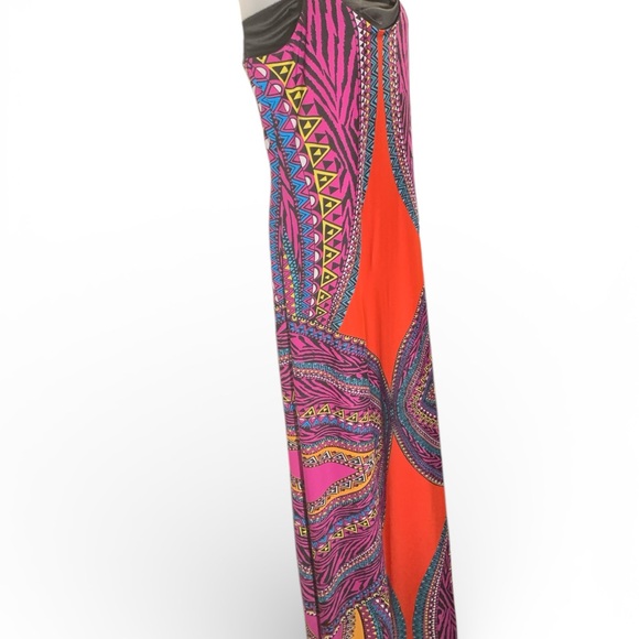 Elegant Multicolor Maxi Dress (item#10147) - Picture 6 of 9